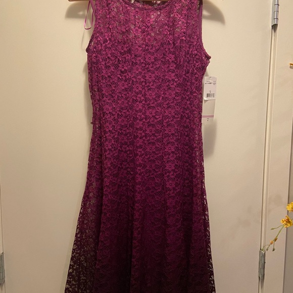 Floral Lace Dress Chetta B - Picture 2 of 3